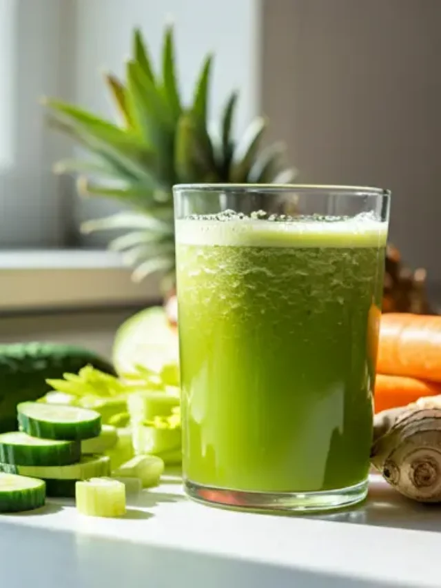 A soothing glass of Joint Relief Elixir, featuring a warm golden hue, garnished with a slice of turmeric root and a twist of lemon.