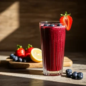 Bursting Berry Bliss Juice Juice Recipes Juice Recipes Bursting Berry Bliss Juice A vibrant berry juice blend served in a glass bursting with rich colors and fruity goodness